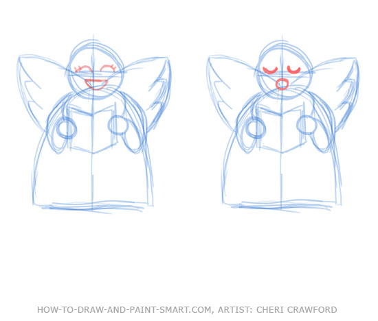 How to Draw an Angel angel drawing
