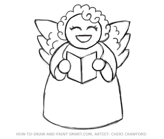 Angel Drawing 10