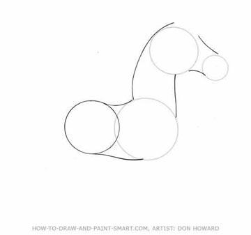 How to Draw a Horse Step 2 Cartoon Horse Drawing Tutorial Step 3: