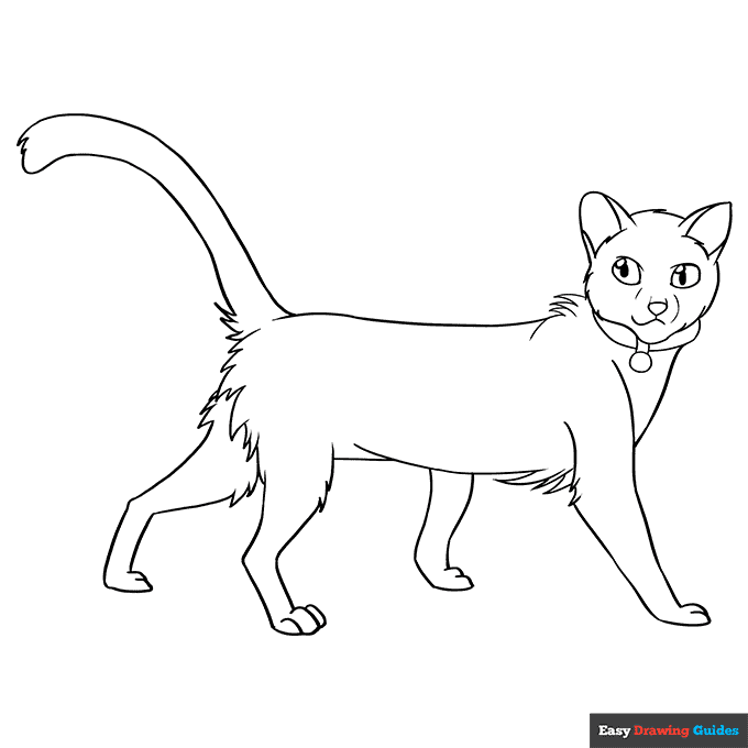 Free printable firestar from warrior cats coloring page