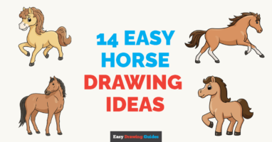 14 Easy Horse Drawing Tutorials for Kids