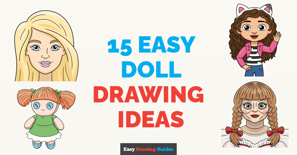 15 Easy Doll Drawing Tutorials for Kids Featured Image