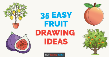 35 Easy Fruit Drawing Tutorials