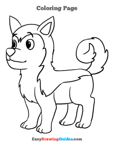 335 how to draw a husky - ebook-color-page-thumbnail