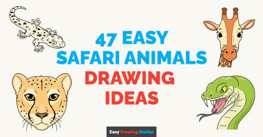 47 Easy Safari Animals Drawing Tutorials