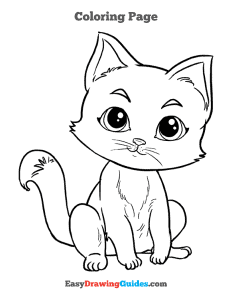 449 how to draw a kitten - ebook color page thumbnail 300h