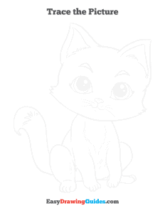 449 how to draw a kitten - ebook trace page thumbnail 300h