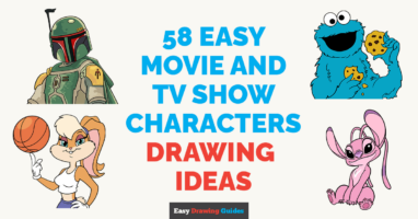 58 Easy Movie and TV Show Characters Drawing Tutorials