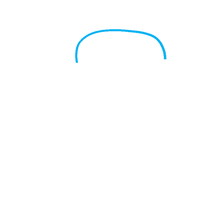 How to Draw an Among Us Character Step 01