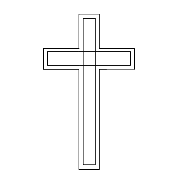How to Draw a Cross Step 05