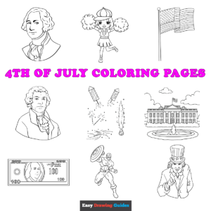 Free printable 4th of July coloring sheets - featured image