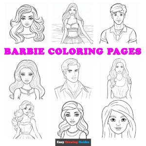 Barbie Coloring Pages Featured Image