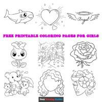 Free Printable Coloring Pages for Girls