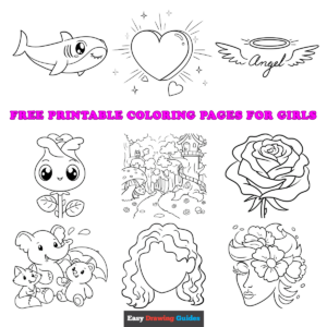 Free Printable Coloring Pages for Girls - featured image