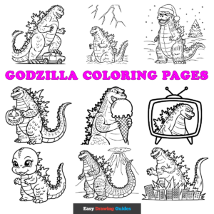 Godzilla Coloring Sheets Featured Image