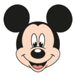 Easy Mickey Mouse Face step-by-step drawing tutorial: Step 11