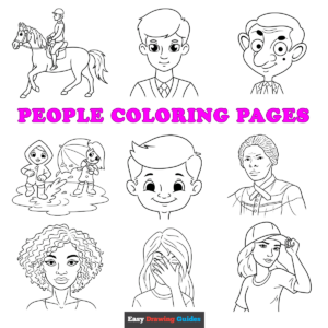 Free printable People coloring sheets - featured image