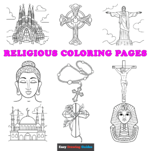 Free printable religious coloring sheets - featured image