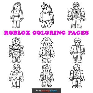 Roblox Coloring Sheets Featured Image