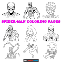 Free Spider-Man Coloring Pages for Kids - 19 Printable Sheets