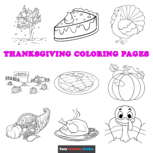 Free printable thanksgiving coloring sheets - featured image