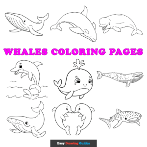 Whales Coloring Pages - Featured Image