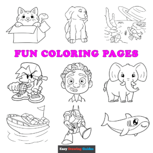 Free Fun Printable Coloring Pages for Kids - featured image
