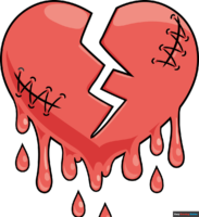 How to Draw a Bleeding Heart
