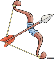 How to Draw a Bow and Arrow
