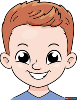 How to Draw a Boy Face