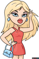 How to Draw a Bratz Doll