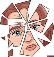 How to Draw a Broken Mirror
