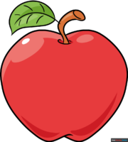 How to Draw a Cartoon Apple