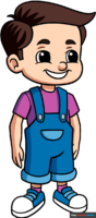 How to Draw a Cartoon Boy