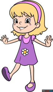 How to Draw a Cartoon Girl Featured Image