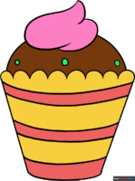 How to Draw a Cupcake
