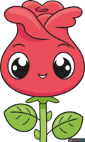 How to Draw a Cute Rose