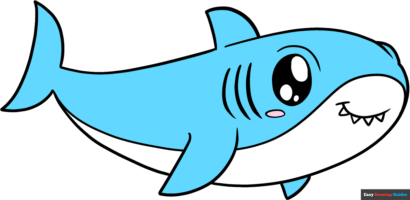 How to Draw a Cute Shark
