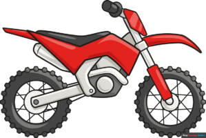 How to Draw a Dirt Bike