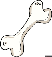 How to Draw a Dog Bone