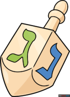 How to Draw a Dreidel