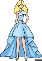 How to Draw a Dress Design
