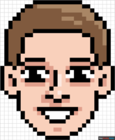 How to Draw a Face Pixel Art