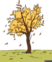 How to Draw a Fall Tree