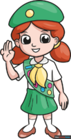 How to Draw a Girl Scout