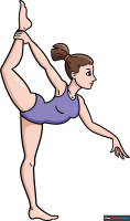 How to Draw a Gymnast