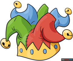 How to Draw a Jester Hat