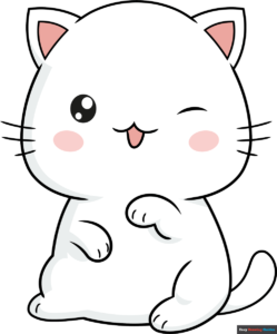 How to Draw a Kawaii Cat Featured Image