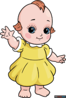 How to Draw a Kewpie Doll