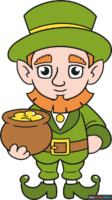 How to Draw a Cartoon Leprechaun